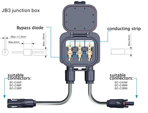 does a junction box affect voltage drop pv|solarstone junction box.